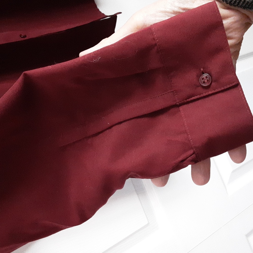 White Stag Plus 26W Burgundy color long sleeves - Picture 4 of 6